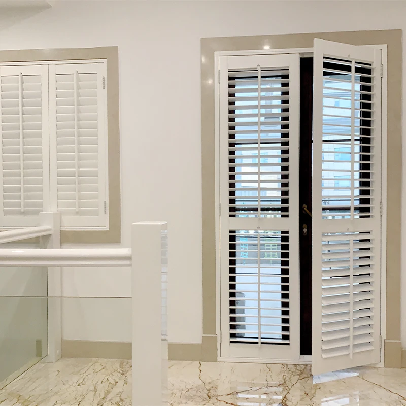 Top Quality PVC Plantation shutter customize size/shape rectangle direct from factory contact for more details