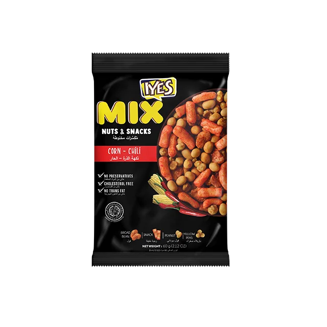 
Hot Selling Mixed Nuts Snack Iyes Mix Nut 60 gr Corn - Chili Flavor 