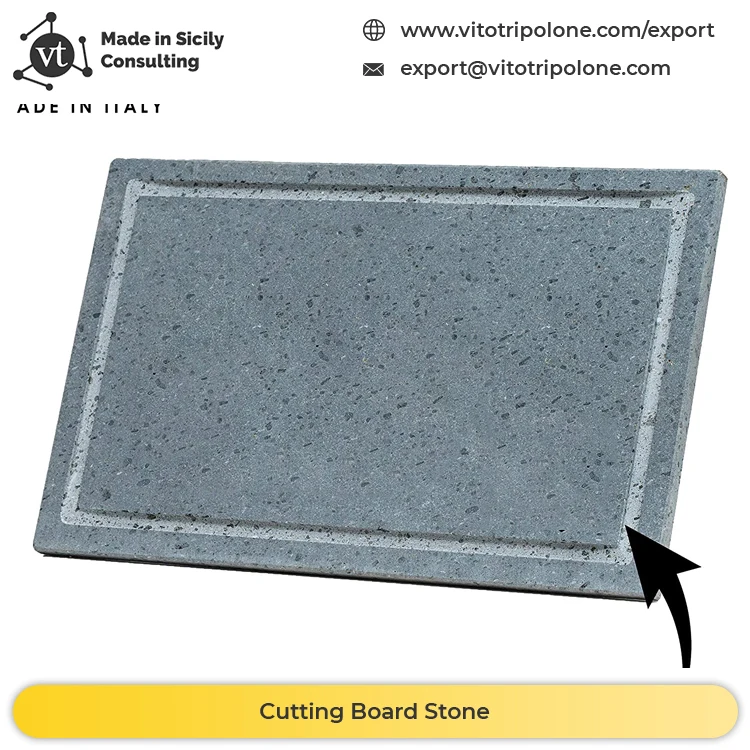Lava Stone Kitchen Usage Rectangle Shape pizza meat oven tray made in sicily from mount Etna Lava stone basalt stone