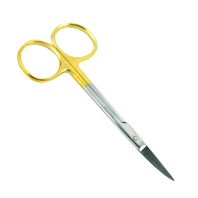 Top Quality Professional Iris Scissors Gold 4.5 Inches