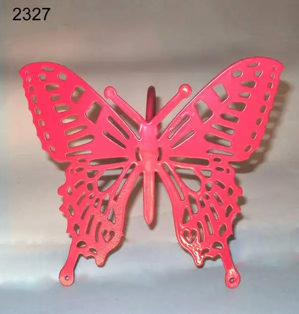 Handcrafted metal butterfly wall decoration