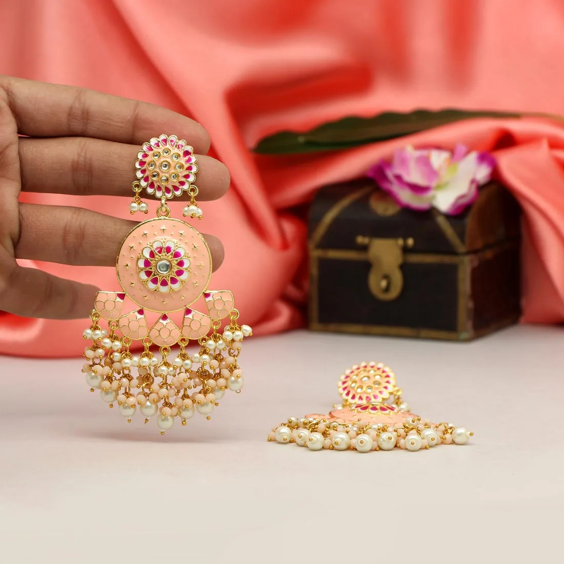 beautiful meenakari Earrings