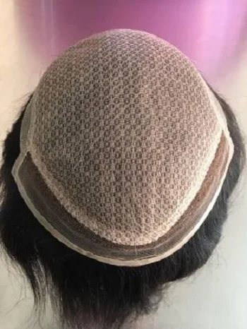 Natural Black Men Patch Golden Mirage Hair Patches For Male By Oriental Hairs / Any Hair Style For Handsome Men