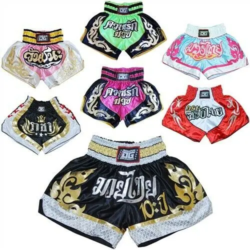New Boxing Shorts MMA Kick Boxing Martial Arts Gear Muay Thai UFC Boxing Cage Grappling Shorts Wholesale