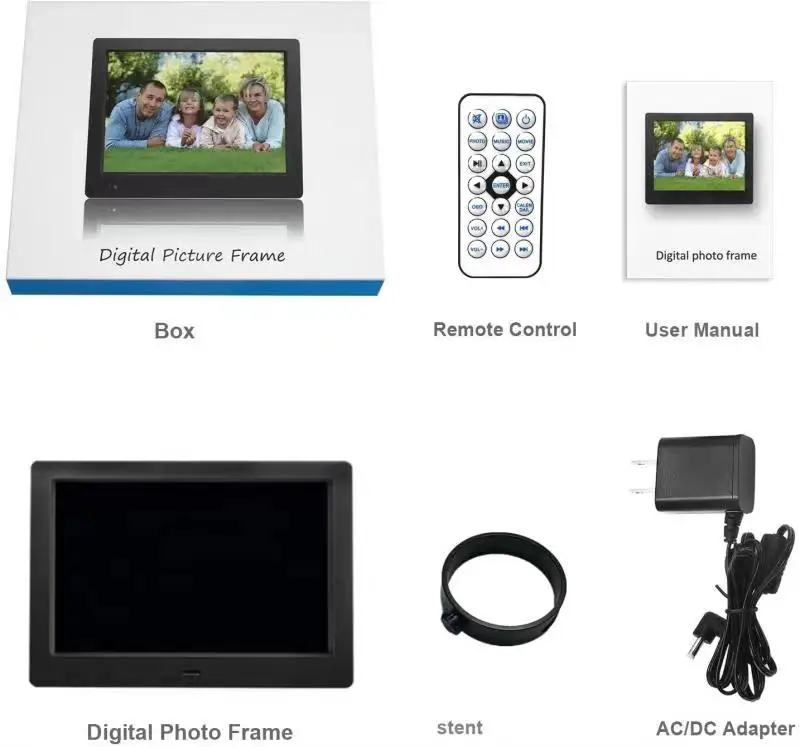 Wholesale advertising play 8 inch picture digital photo frame