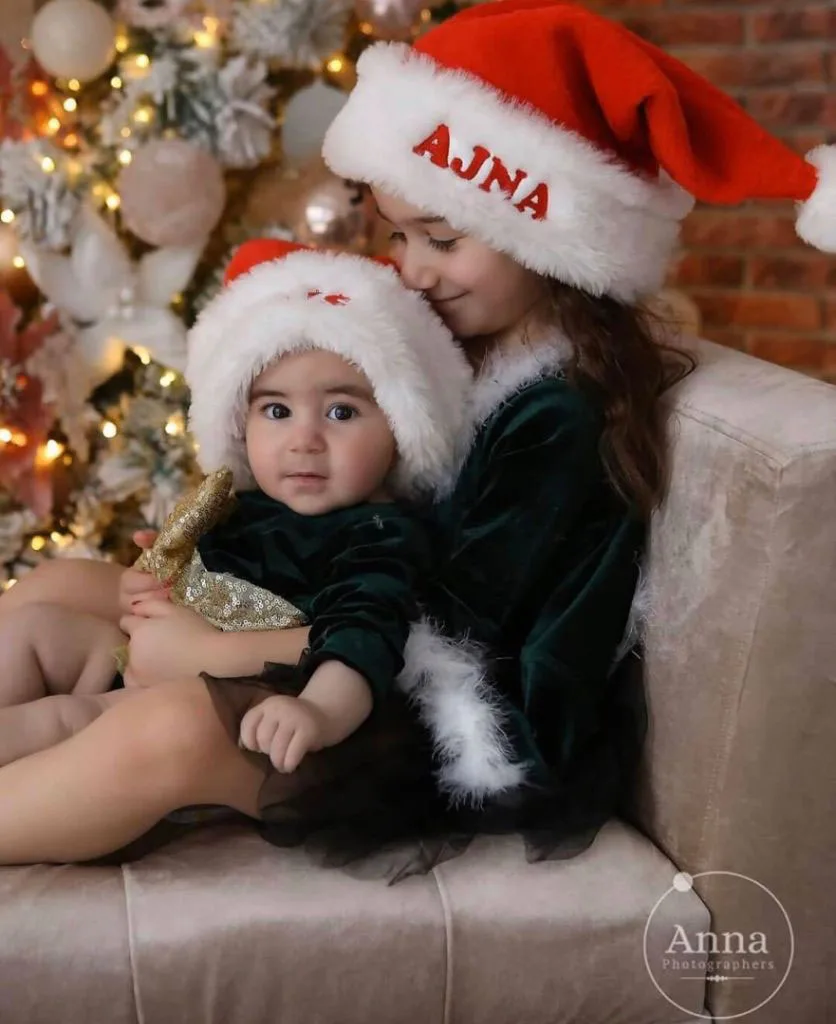 Wholesale Christmas Hat  Cap for baby kids adult high quality fur red and white plush EU origin land transportation