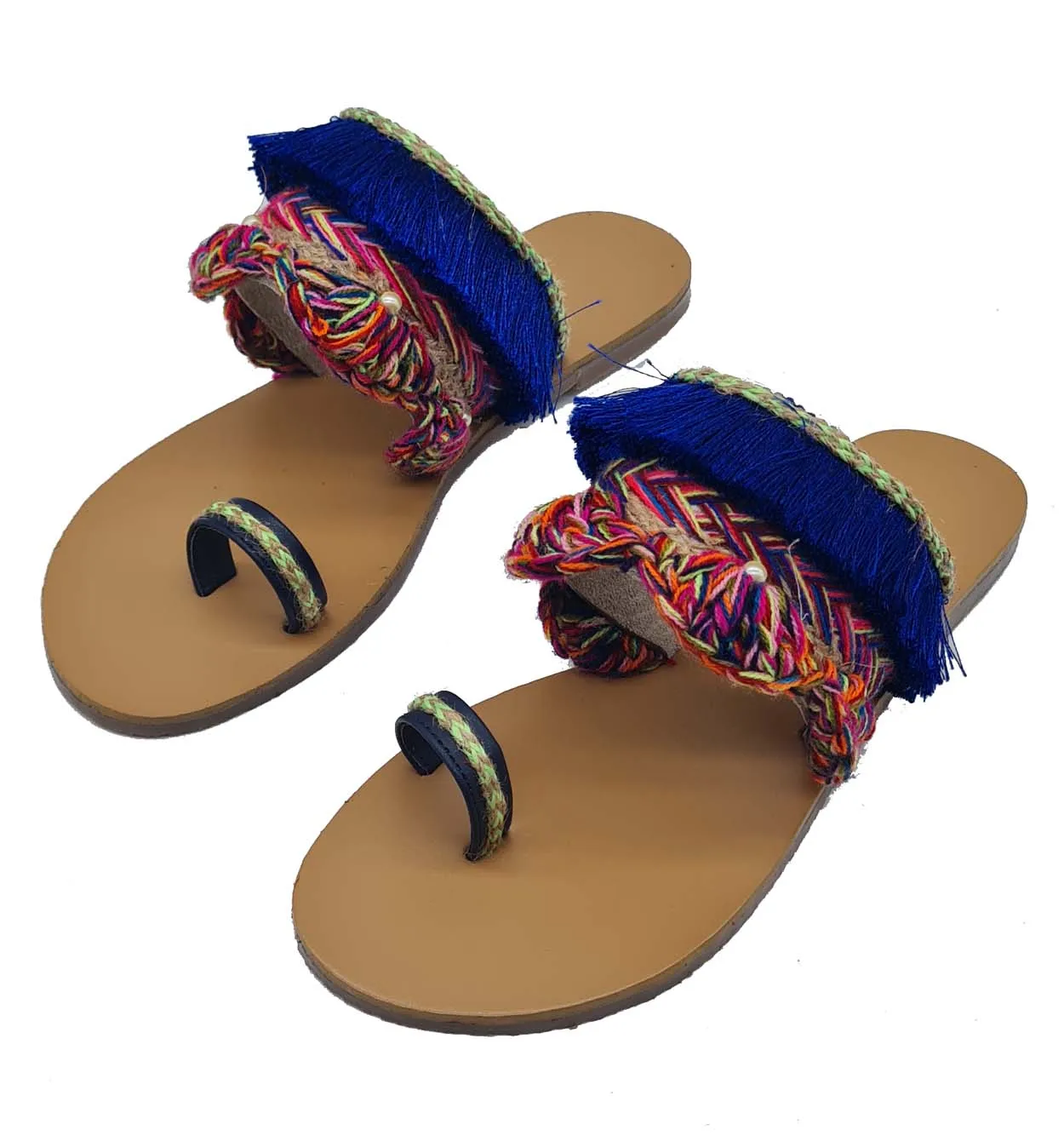 Ethnic Price Ladies Sandals Flats Shoes Women Shoes in 2021 Elegant and Sexy Custom Summer Light Spring Anti Logo Outdoor Gua