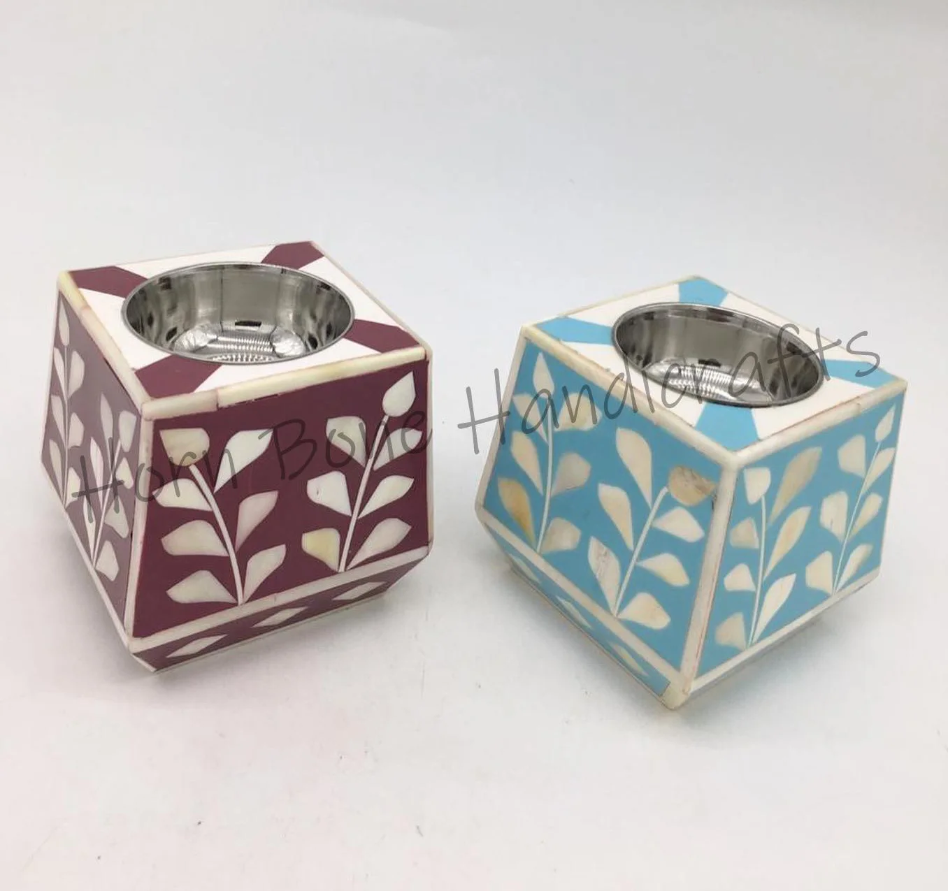 Handmade in India Pearl Inlay Charcoal Bakhoor Incense Burner Mother of Pearl Madkhan Ramadan and Eid Giveaways Fragrance Burner