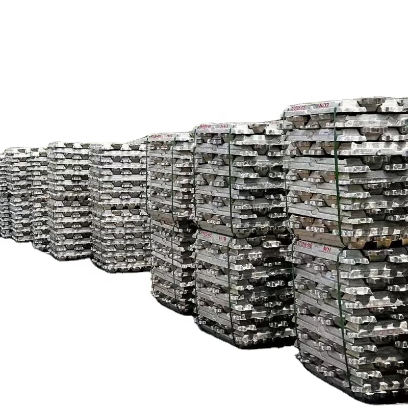 Aluminum ingot of superior quality on stock