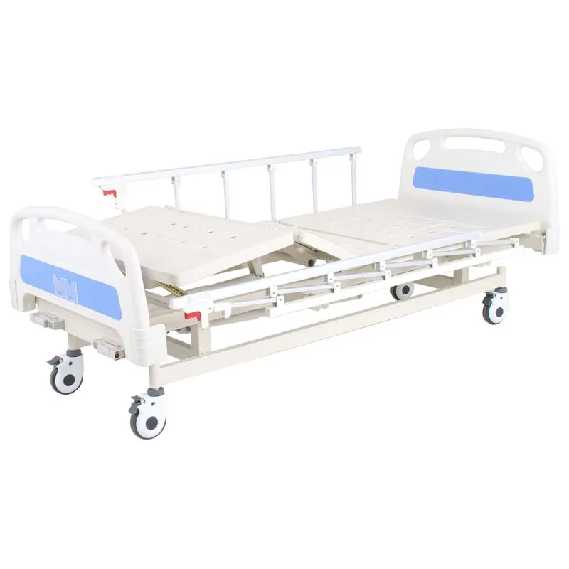 clinic cheap price two function manual 2 crank elderly patient nursing medical  bed