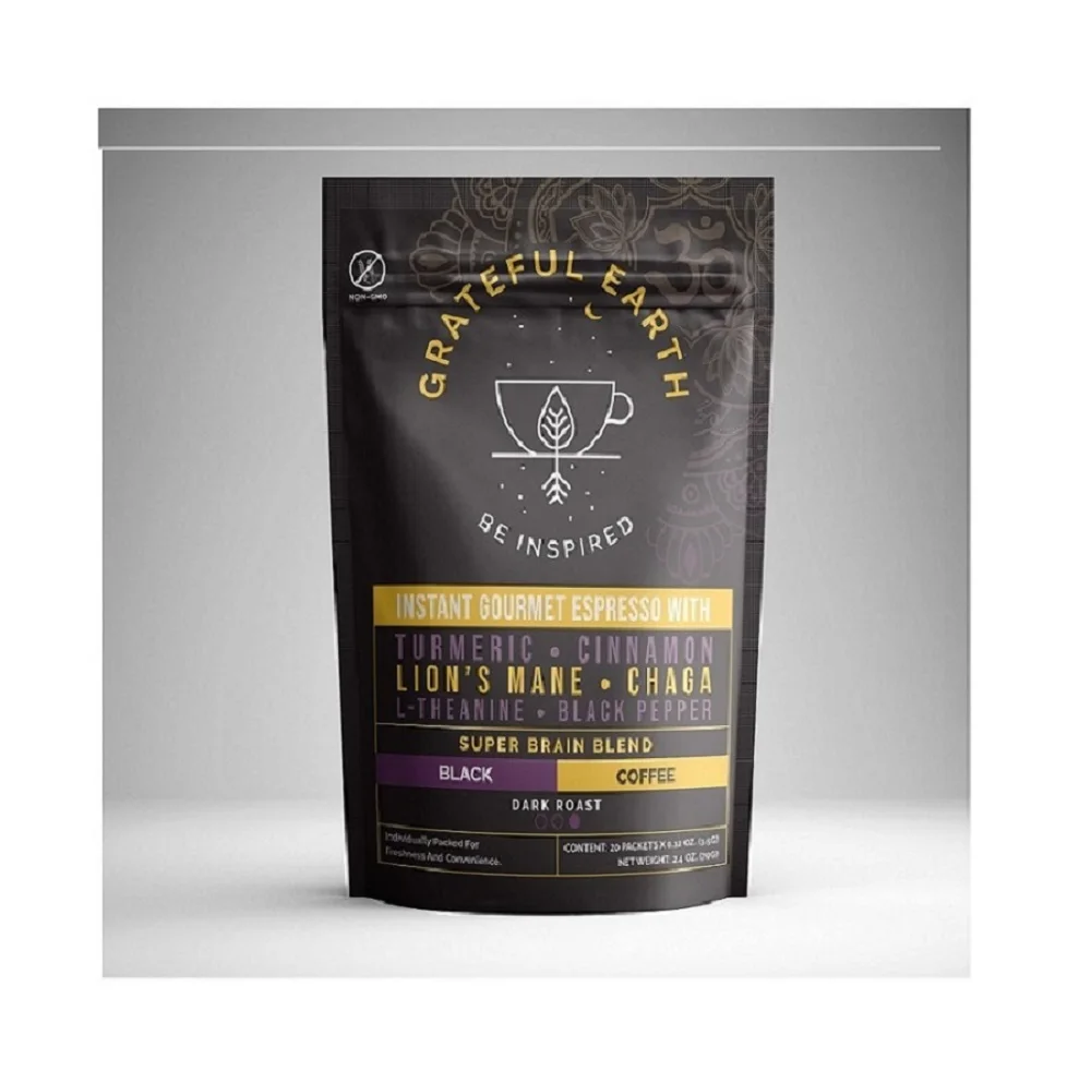 Грандиозная смесь земли эспрессо Super Brain растворимый кофе