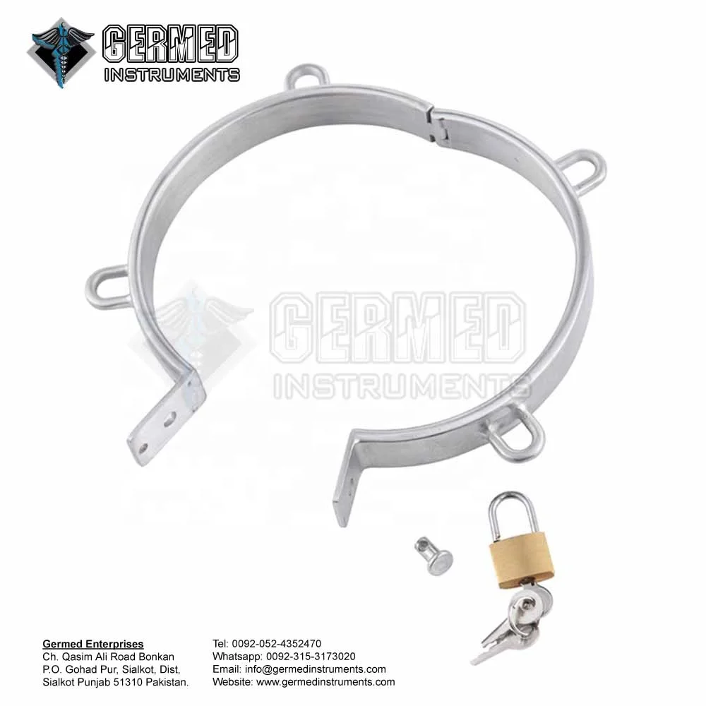 Rolled Steel Enternity Slave Collar  / Flat Steel Slave Collars Fetish Bondage BDSM Toys