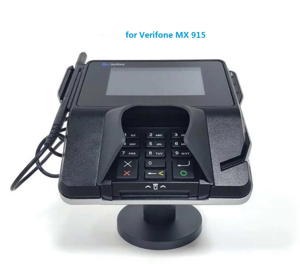 Customized adjustable pos swivel credit card customized stand terminal holder for Verifone MX 915 pos machine in pos systems