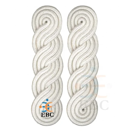 Japanese Officer Bullion Gold Twisted Shoulder Boards Epaulettes Wholesale Braided Gold Cord Epaulettes Handmade