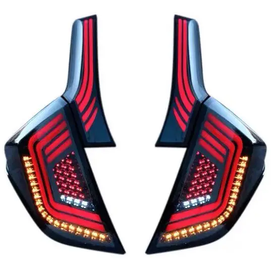Led tail lamp for honda Fit Jazz taillights rear brake light 2014-UP