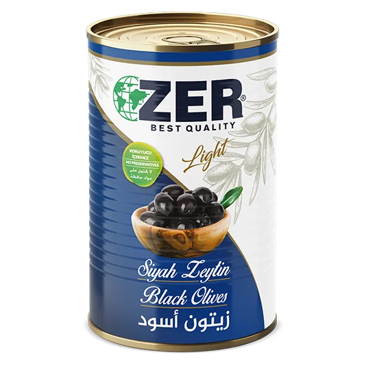 Zer Light Black Olives 1/2 x 24 Tin