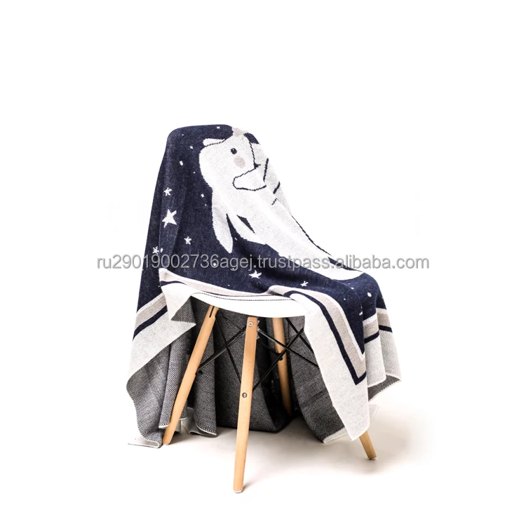 Quality knit cover blanket for autumn/winter traditional folk crafts of Orenburg manufacturer prices down knitwear