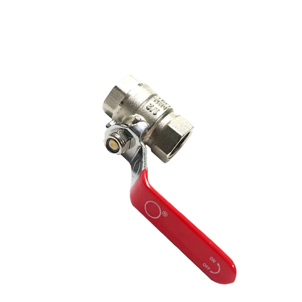 Wholesale brass ball valve gas valve DN15 25 -100 lockable handle factory Vietnam