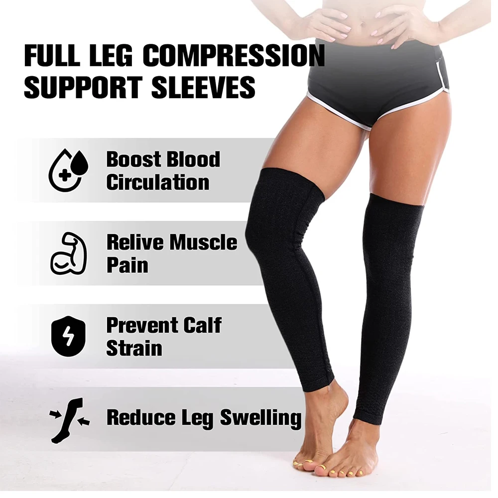 Footless compression football socks footless socks footless leg compression soccer socks for football