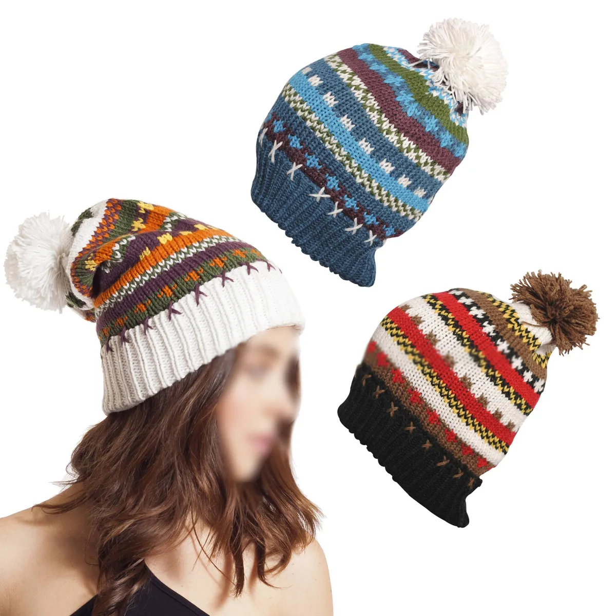 Knits Manufacturers Wholesale Premium Quality Acrylic Knitted Hats ,many colors Fisherman Beanie Cap