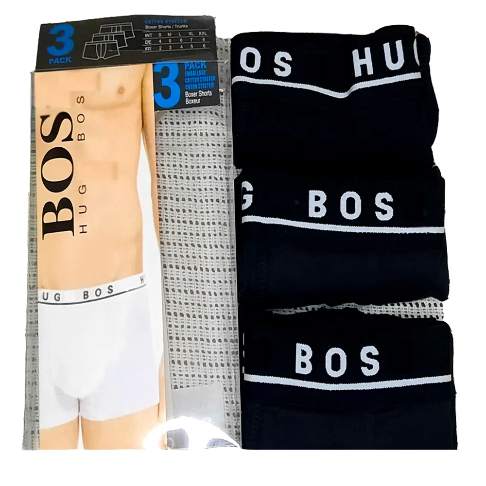 
Custom Logo Spandex cotton Boxer Shorts Sport Trunks Underwear Men Briefs from Bangladesh in cheap price 