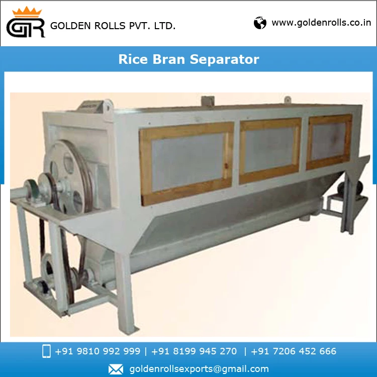 Easy to Operate 800 kg/ hr Capacity 100 inch Screen Rice Bran Centrifugal Separator from Direct Supplier