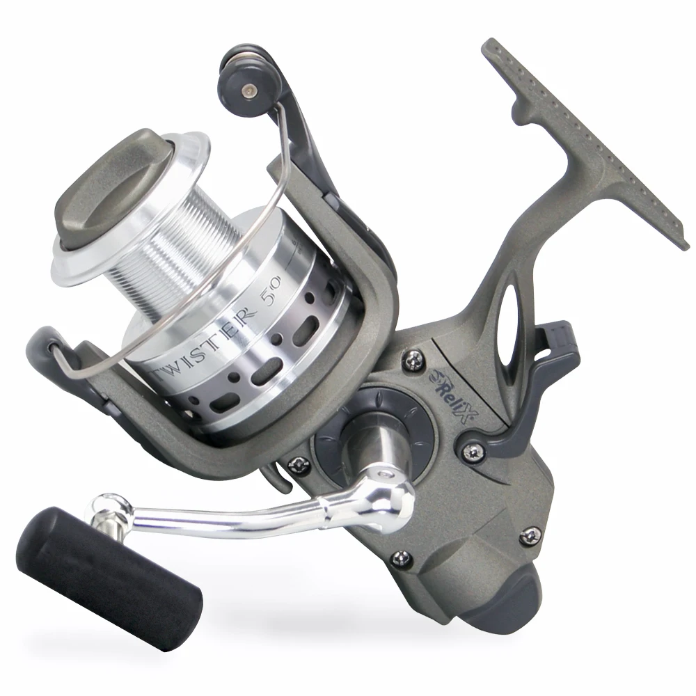 
Aluminum Spool Fishing Spinning Reel TWISTER RELIX BAITLEADER REEL 50 Aluminum handle wood knob 5+1BB 