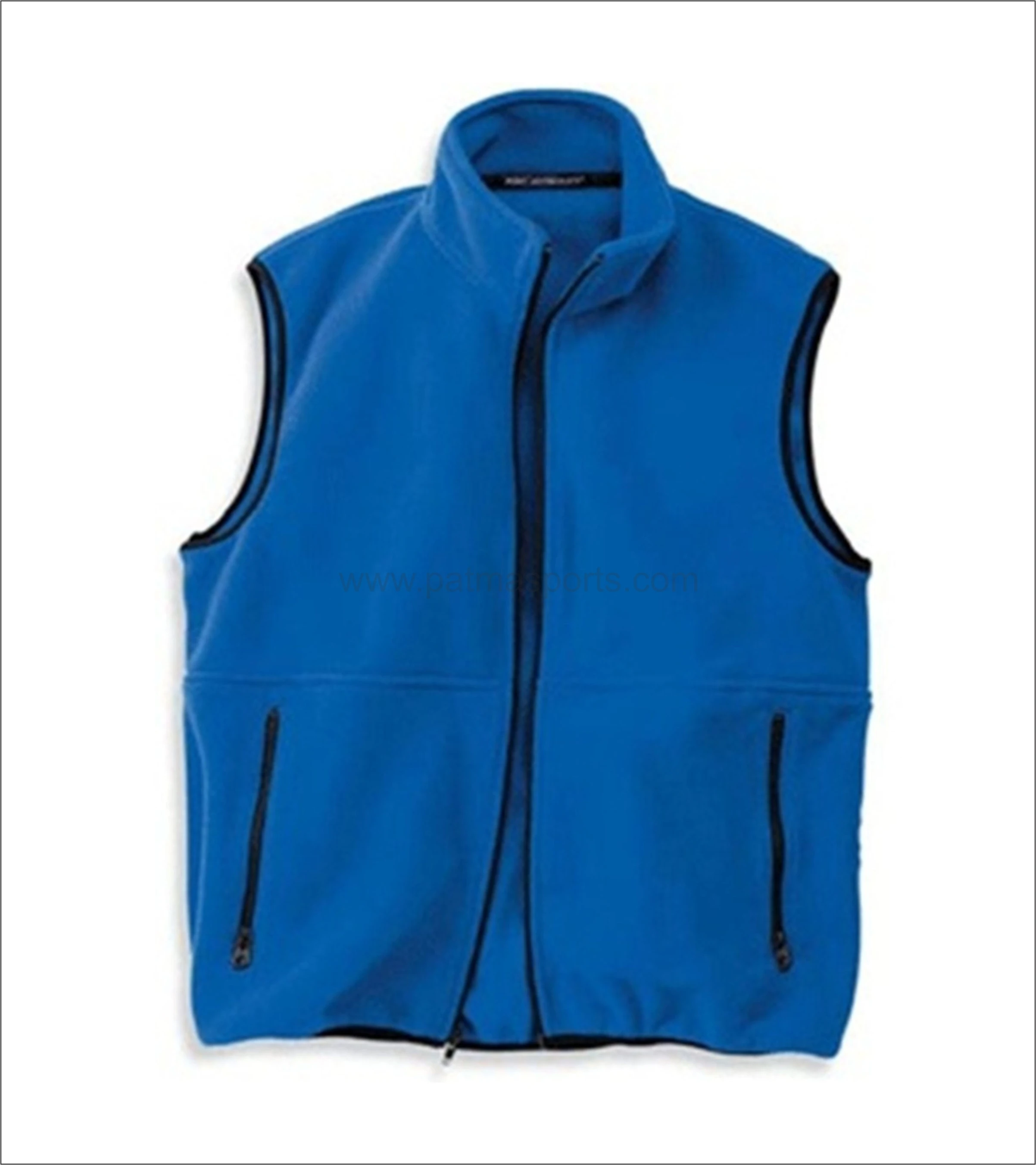 winter fashion design custom polar fleece Jacket Vests men with your custom logo , Labels, Tags Puff Printing Trending