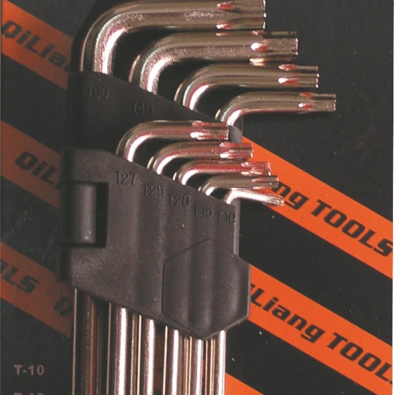 hexagonal torx wrench with lengthened rice type
