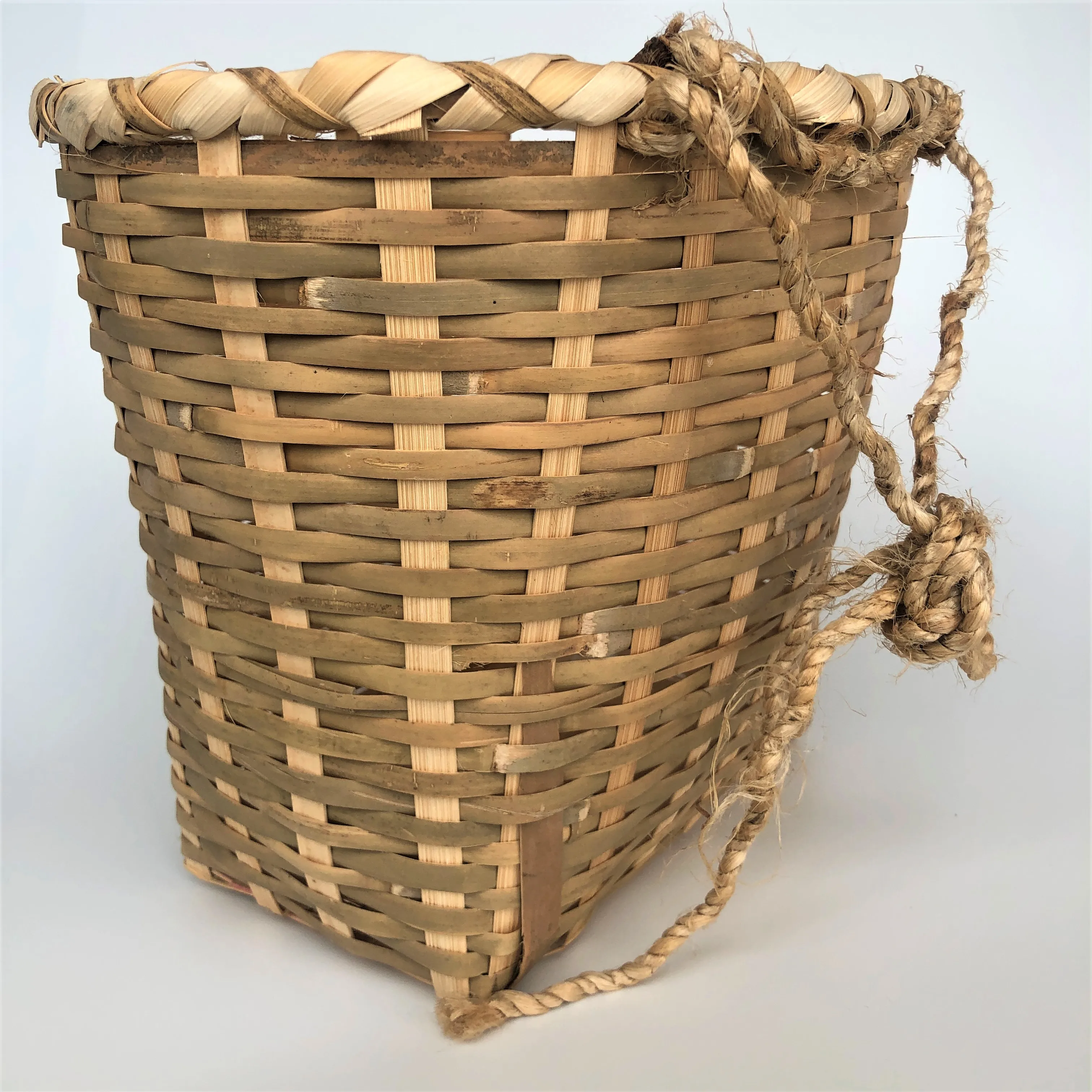 Hot Selling High Bamboo Woven Food Fruit Basket Japan Standard