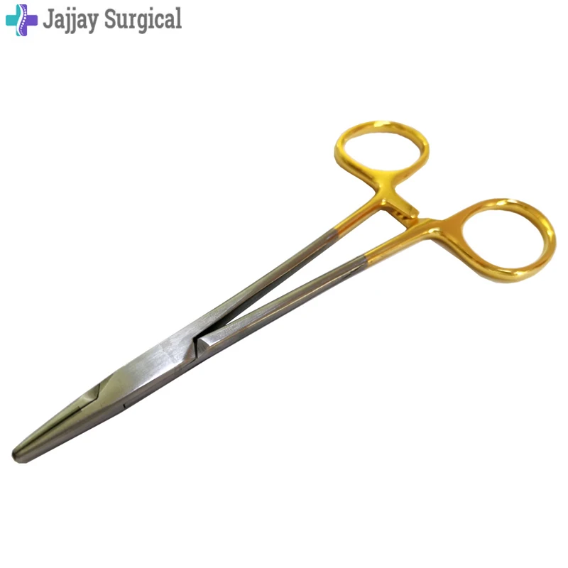 Needle Holder Forceps 14.3cm Tungsten Carbide T.C Dental Surgical Best Quality Medical Instruments
