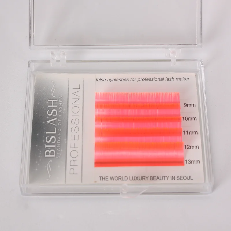 BISLASH MINI LASH NEON RED 5Lines