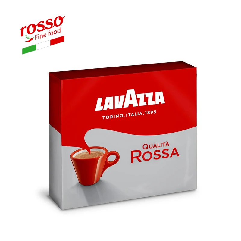 Lavazza Coffee Qualita Rossa medium roasted ground coffee 250 G x 2 pcs - Made in Italy