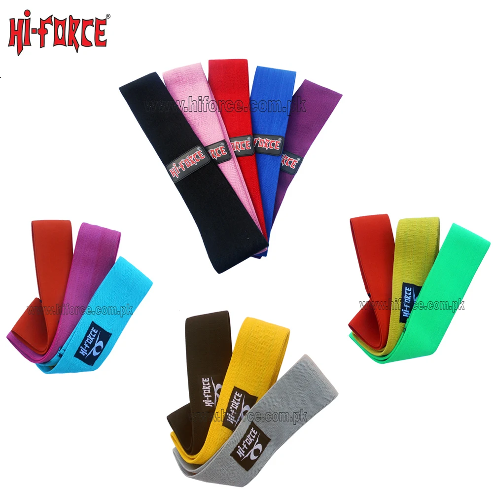 Wholesale Unisex Elastic Fitness Loop Bands Custom Logo Gym Yoga Sport Workout Set Leg Butt Booty Hip Resistance Home Use