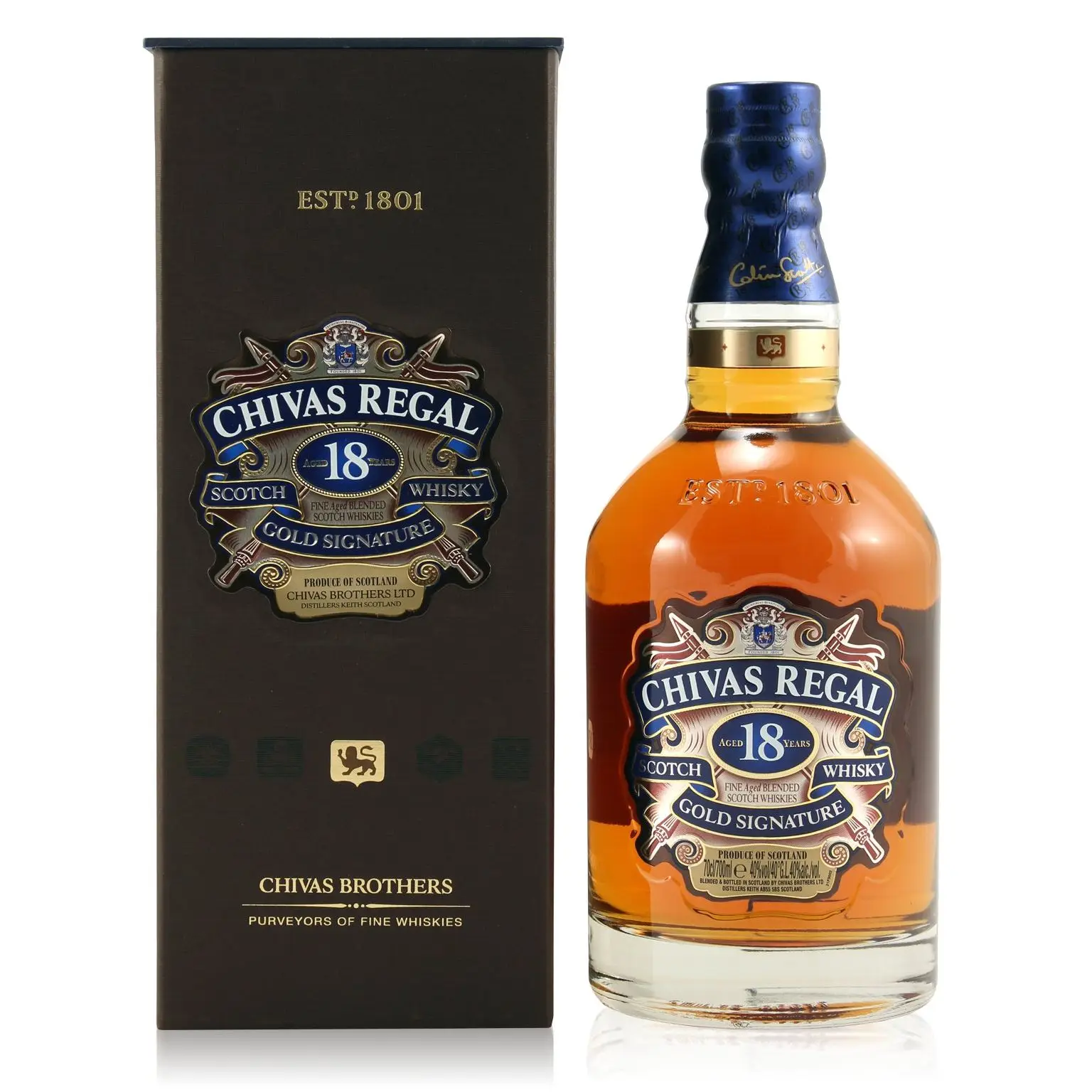 Продажа смешанного ВИСКИ Chivas Regal 18