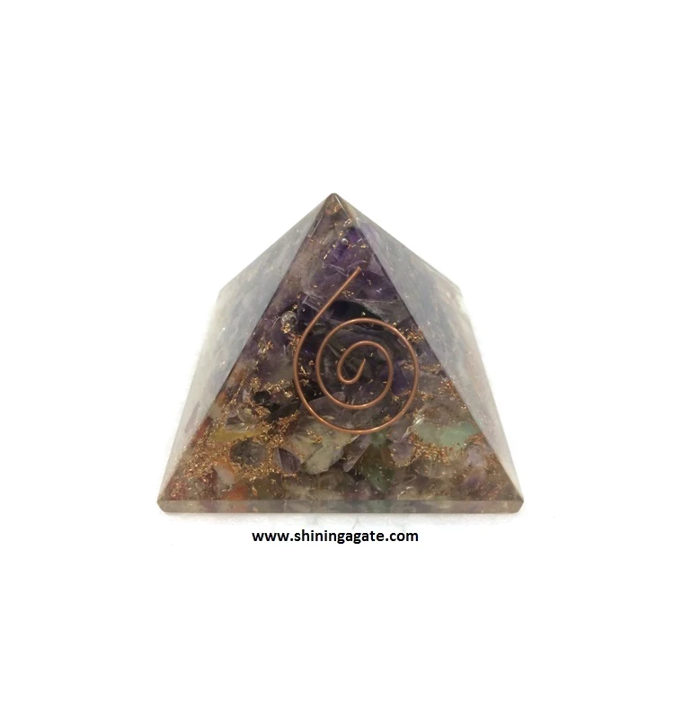 Пирамиды оргона аметист и зеленый нефрит пирамида оргонита оптовая продажа лечебная из драгоценных камней