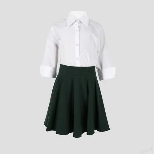 Modern Custom design Girls Primary school uniform/High Quality Cheap rate Shirt and Skirt Girls Uniform