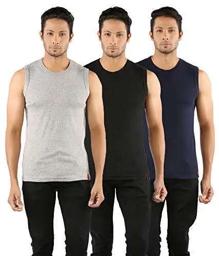  Мужская Дизайнерская хлопковая майка с круглым вырезом повседневная классическая мягкая эластичная короткая футболка без рукавов