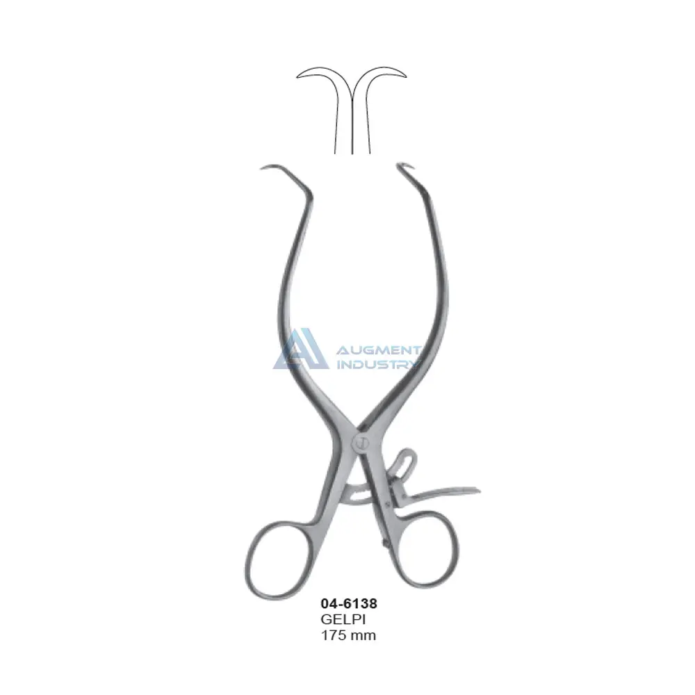 GELPI Vaginal Retractors 175mm Stainless Steel Surgical OB/GYN Instruments gynecological equipment