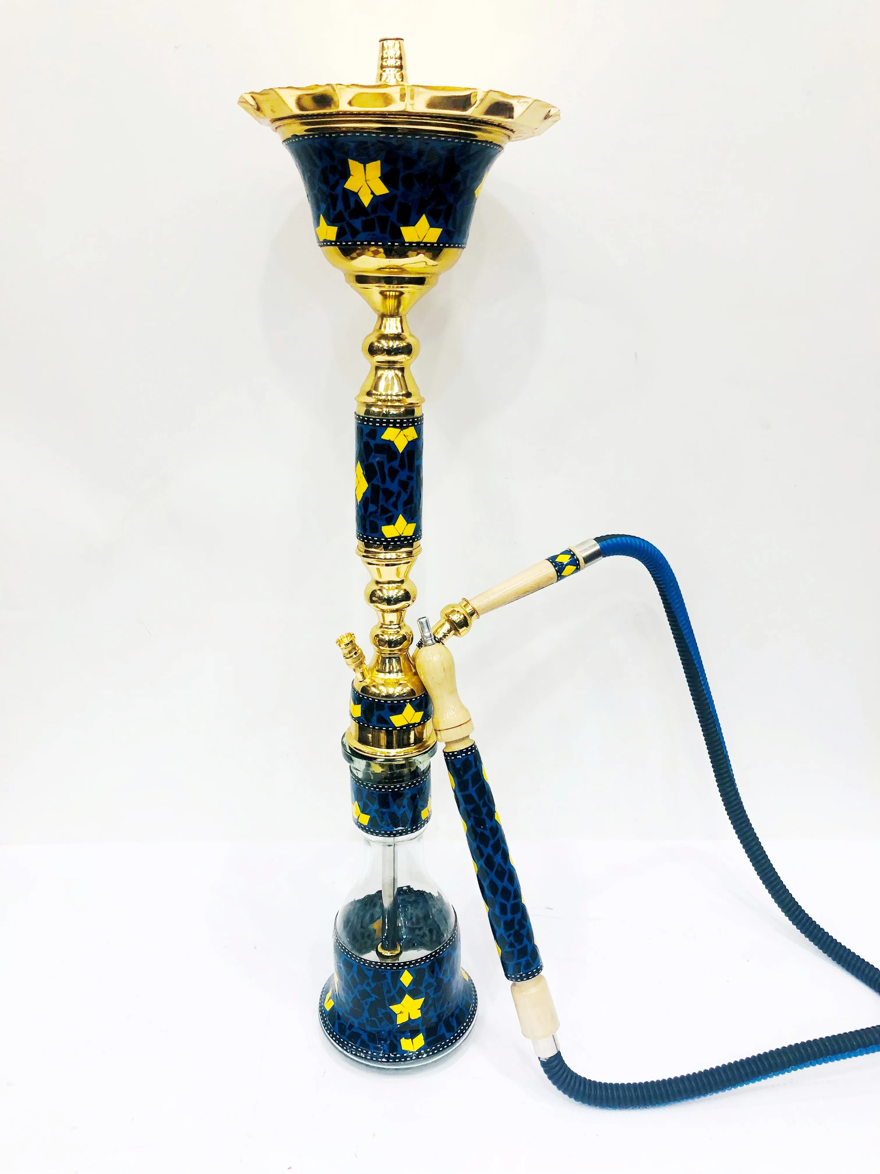 Декоративная трубка для кальяна-купить Египетский кальян лучшее качество перламутровый из нержавеющей стали