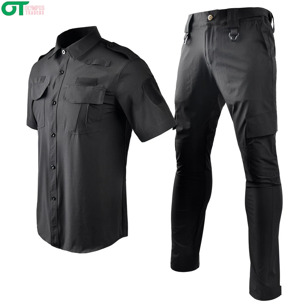 Wholesale best quality custom design Quick Drying Full Body Dust-Proof Suit Security Guard Uniform