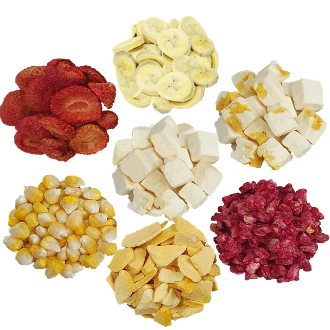 Delicious Freeze Dried Mix Berries in bulk Strawberry Blackberry Blueberry Raspberry Healthy Crunchy Snack Freeze Dried Fruit