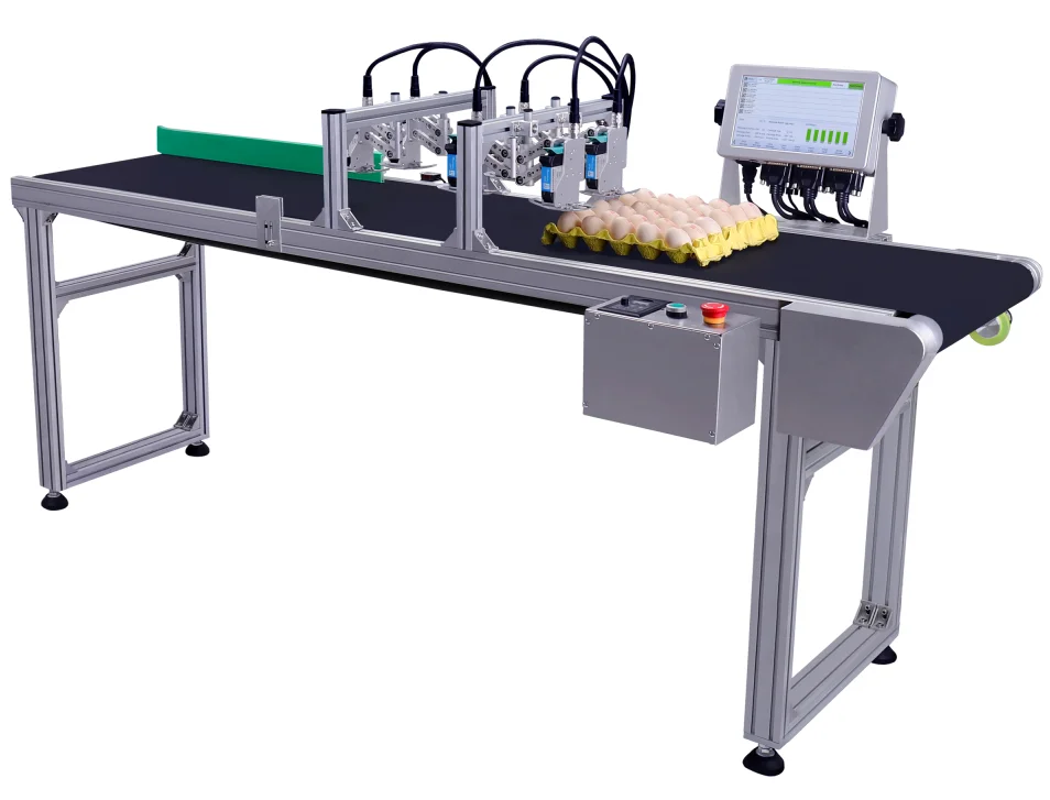 DOCOD T600-EY6S 76.20mm Online EGG inkjet printer( 6-Heads, encrypted version) Thermal inkjet printer TIJ printer