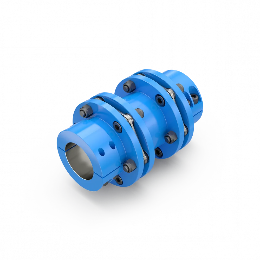 
Torsionally rigid all steel coupling 