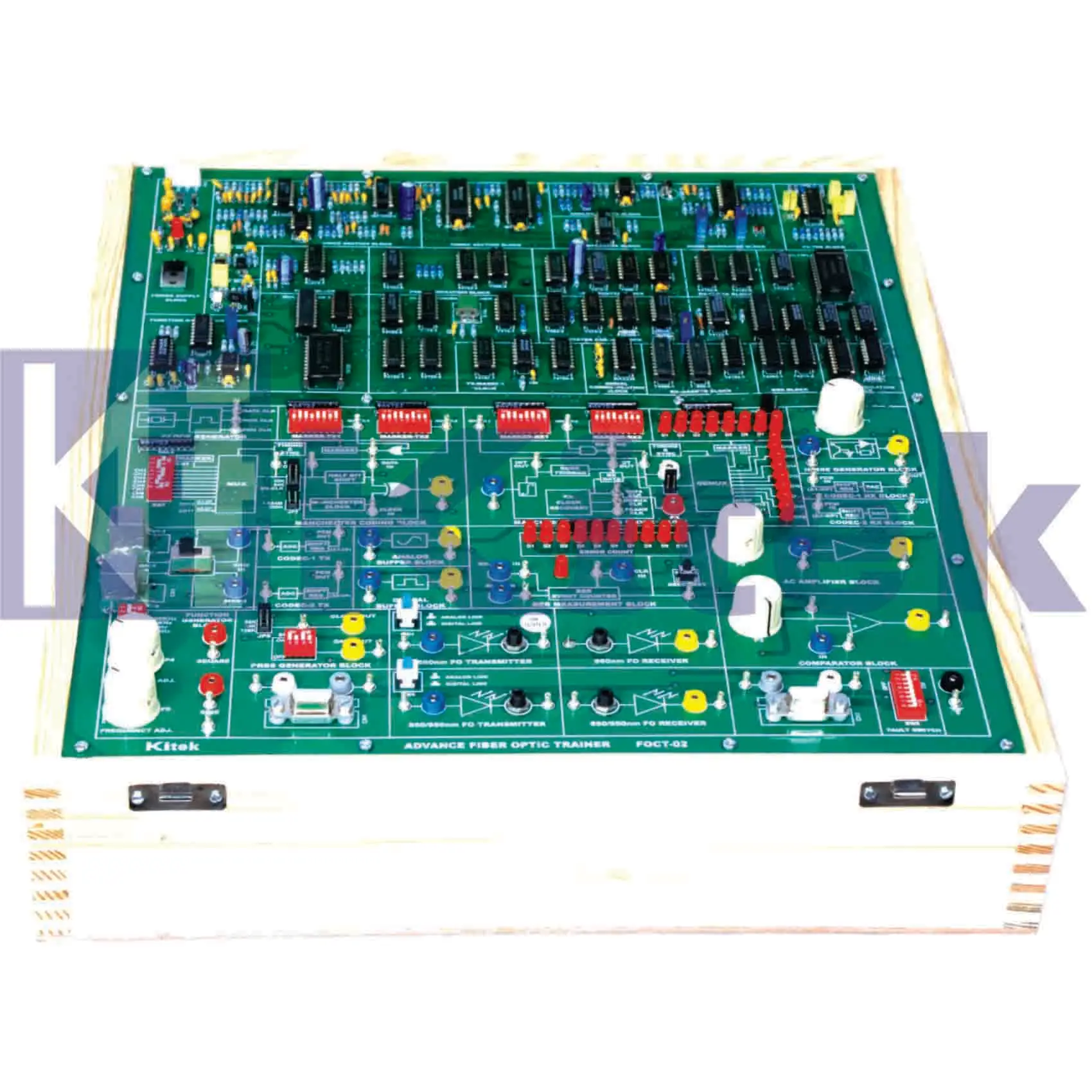 ADVANCE FIBER OPTICS COMMUNICATION TRAINER KIT  COMMUNICATION LAB TRAINER