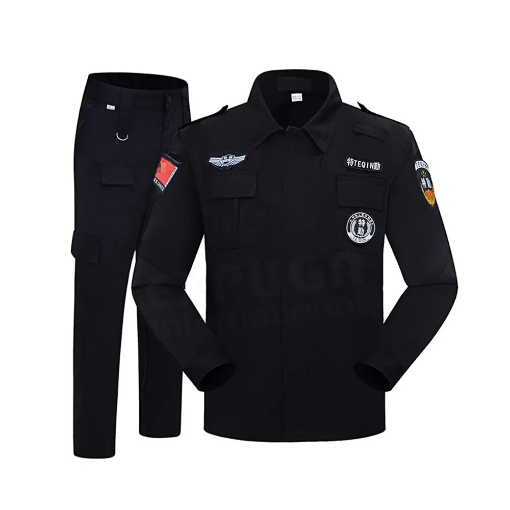 Factory Supply OEM Custom Men Tactical Security Guard Officer Security uniform