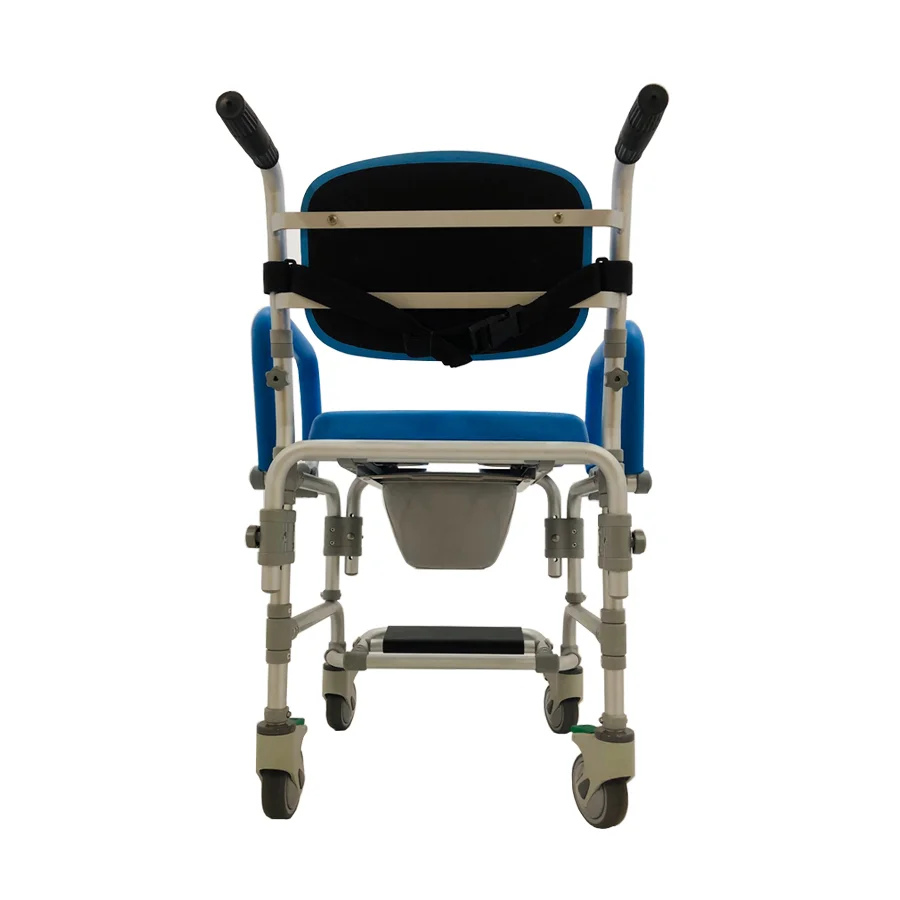  HT6129 Highly functional folding wheelchair Shower Commode Chair for elderly