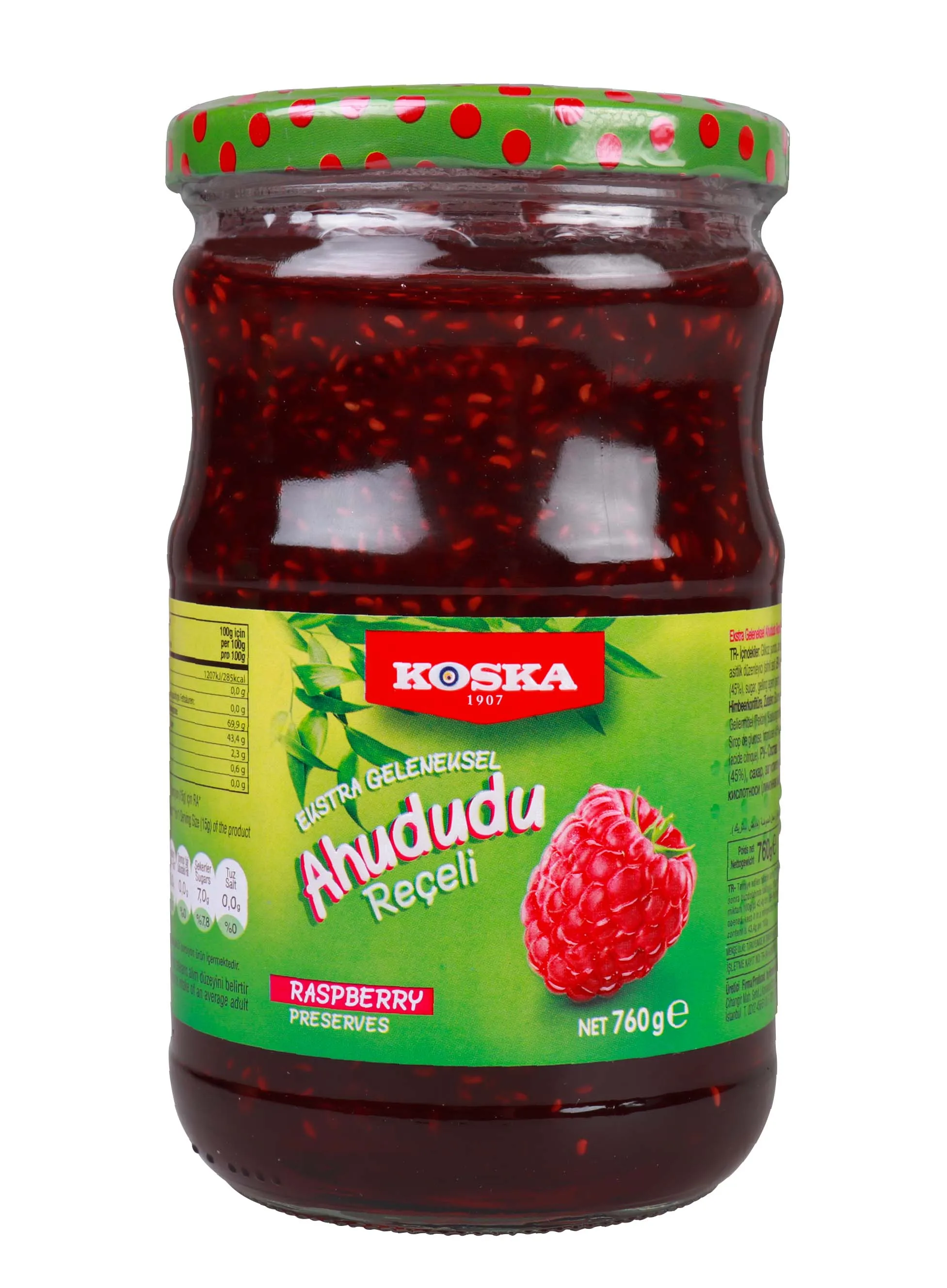 Good Quality Wholesale Product - Preserves - 380 g Extra Traditional Raspberry Preserves - Jam