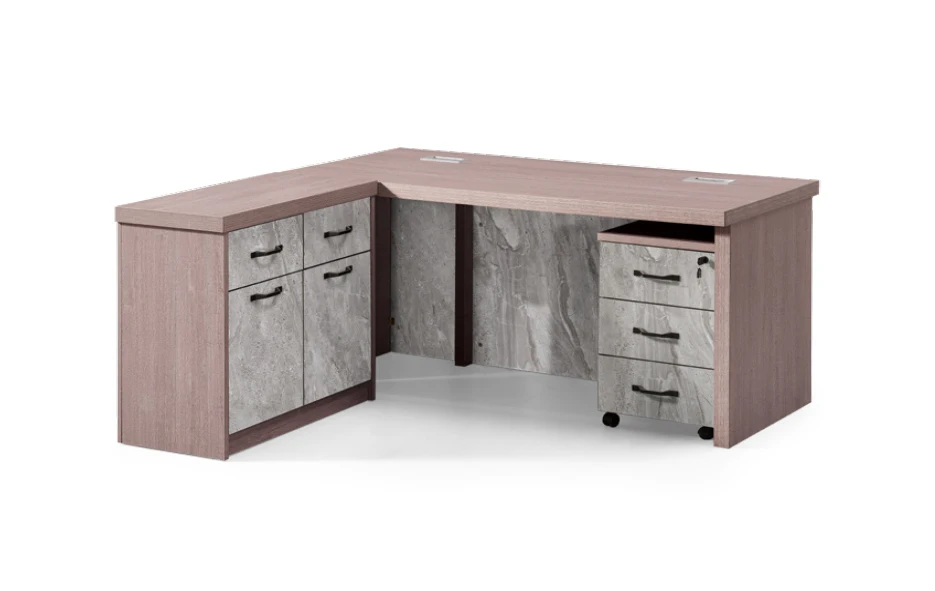 Деревянная офисная мебель, офисный стол, компьютерный стол, стол менеджера, стол руководителя