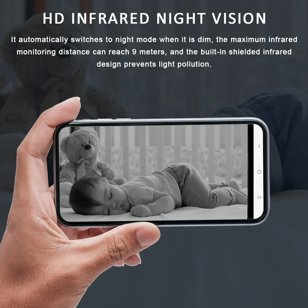 1080p умная небольшая домашняя камера видеонаблюдения с инфракрасным ночным видением Скрытая шпионская Спортивная Ip-камера Wi-Fi